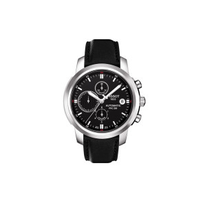 Watch strap Tissot T014427 / T610027691 / T0144271605100 Leather Black 20mm